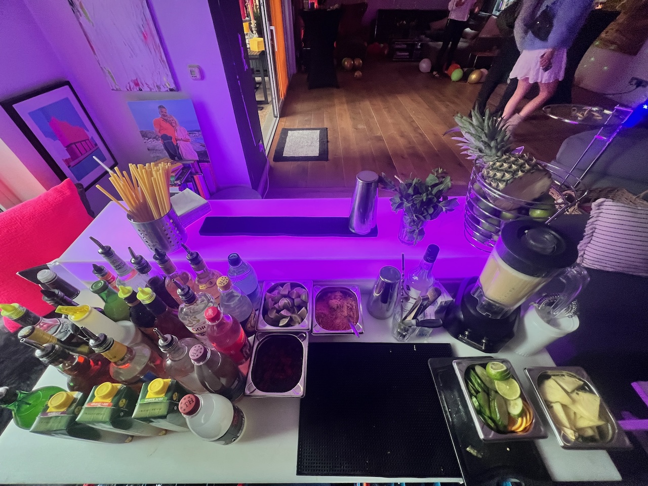 Arbeitsplatz Barkeeper Von Oben Call Cocktails
